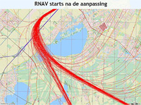 Location and dispersion of the traffic after changes in SID